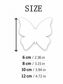 Custom Butterfly Photo Fridge Magnet • Sweet 16 Party Favor • Personalized Thank You Magnet With Floral Design • Birthday Keepsake Gift - Multicolor - View 3