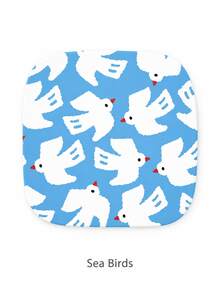 Blue Bird Print Table Mat, 4 Design Options, Round & Rounded Square Dining Placemat, Coffee Cup Coaster For Home Decor, Kitchen Table Decor, Room Decor, Christmas Decor, Thanksgiving Table Setting, Autumn Decor, Housewarming Gift - Multicolor - View 9