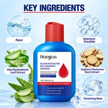 Hoegoa 120ml Selenium Disulfide Scalp Shampoo, Perawatan Rambut Pengontrol Minyak dan Pembersih Mendalam, Sampo Harian Ringan dan Segar untuk Memberikan Volume - Nourishing - View 6