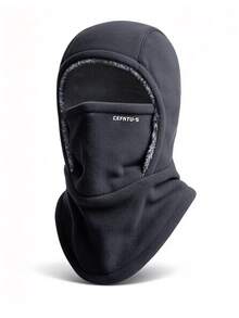 1pc/2pcs Unisex Balaclava Hat, Thermal Lined Warm Winter Wear, Suitable For Outdoor Sports, Hiking, Cycling, Skiing - A - View 2