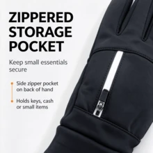 RAF USB Electric Heated Gloves, 3 Temperature Settings, Unisex Winter Warm Gloves, Touchscreen Smooth Surface Gloves, Double-Sided Heating, Intelligent Temperature Control, Ideal Winter Gift Choice. - View 7