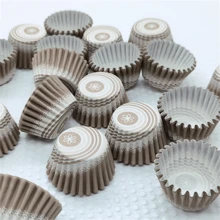 Disposable Paper Cupcake Liners, Baking Cake Cups, Suitable For Baking Paper Cups And Small Cake Cup Packaging, Suitable For Cake, Candy Making, Suitable For Holidays, Weddings, Valentine's Day And Various Anniversaries. Light Brown Mini Cake Paper Cups - Mini Cupcake Liners - View 3