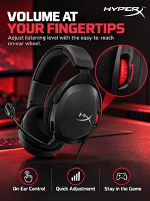 HyperX Tai nghe chơi game chụp tai dòng Hurricane 2/3, định vị âm thanh, tai nghe gaming FPS, Stinger 2 Core 683L9AA - Xem 6