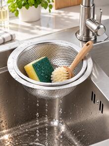 2pcs Swan Shaped Colander Set, Multi-Functional Stainless Steel Sink Strainer Basket, Quick Draining Kitchen Filter Basket, Suitable For Fruits And Vegetables, Faucet Hanging Design - View 6