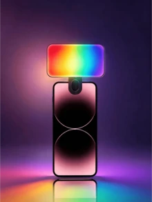 DUONENG Portable Pink Mini Pocket Fill Light With 1 Clip, 3-Level Adjustable Brightness, Compact And Portable - Suitable For Phones, Cameras, Laptops, Etc. It Is An Ideal Choice For Photography, Video Calls, Makeup And Fill Light - A - View 15