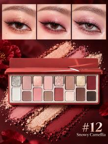 chéeryep Palet Eyeshadow Cheeryep 16 Warna, Palet Eyeshadow Serbaguna Multi-Nada, Dapat Menciptakan Berbagai Tampilan Makeup, Cocok Untuk Makeup Natural Sehari-hari, Makeup Kencan, Makeup Perjalanan Kantor, dan Makeup Mata Kreatif, Cocok Untuk Pemula - Palet eyeshadow 16 warna #12 - View 1