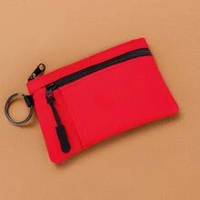 Mini Canvas Zipper Coin Purse, Portable Small Coin Pouch Key Card Holder, Suitable For Women And Girls - Multicolor - View 11