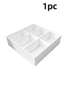 1 pieza Caja para bolsas de té de 6 compartimentos, contenedor de almacenamiento dividido multifuncional para cápsulas de café y bolsas de té, organizador de exhibición de escritorio para la sala de estar, opción de regalo exquisita, caja de almacenamiento para encimera del hogar - Multicolor - Ver 13