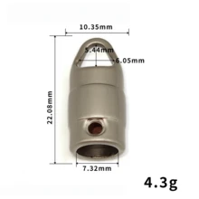 2pcs 360° Rotatable Dual-Head Triangle Spring Buckle | High-Quality Zinc Alloy, Polished Smooth, Exquisite Craftsmanship, Silver White, Universal Accessory For Phone, Clothing, Luggage And Hiking, Suitable For Various Rope Sizes, No Battery Required (Non-Load Bearing Buckle, Not For Climbing) - Multicolor - View 5