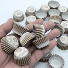 Disposable Paper Cupcake Liners, Baking Cake Cups, Suitable For Baking Paper Cups And Small Cake Cup Packaging, Suitable For Cake, Candy Making, Suitable For Holidays, Weddings, Valentine's Day And Various Anniversaries. Light Brown Mini Cake Paper Cups - Mini Cupcake Liners - View 5