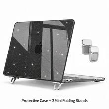 Compatible With MacBook Neo 13 Inch A3404 2026 A18 Pro, Sparkly Clear Hard Shell Laptop Case With Multiple Protection Accessories Options, Keyboard Cover, Screen Protector, USB-C Adapter, Mini Folding Stand Available - View 17