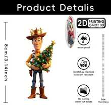 Panini Toy Story Woody Christmas 2D Acrylic Hanging Ornament, Cartoon Character Christmas Tree Pendant, Holiday Home Christmas Decoration Gift - Multicolor - View 5