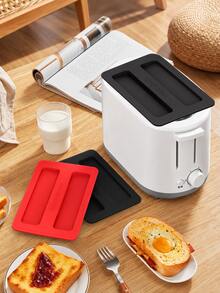 2pcs/1pc Silicone Toaster Dust Cover, Reusable Kitchen Appliance Protective Cover, Suitable For Toaster And Countertop Oven, Dust-Proof Storage Cover, Soft Silicone Kitchen Storage Accessory, Home Countertop Appliance Protective Cover - Multicolor - View 10