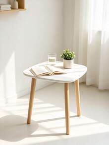 Multi-Style Side Table,Sofa Side Table, Small Coffee Table, 40*40*50cm, 3 Shapes Available, 2-Tier Storage End Table, Durable,Sturdy,Minimalist Nightstand For Living Room Bedroom Balcony, Space Saving Accent Table For Home Decor - Multicolor - View 11