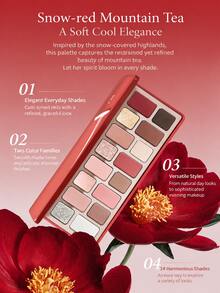 chéeryep Palet Eyeshadow Cheeryep 16 Warna, Palet Eyeshadow Serbaguna Multi-Nada, Dapat Menciptakan Berbagai Tampilan Makeup, Cocok Untuk Makeup Natural Sehari-hari, Makeup Kencan, Makeup Perjalanan Kantor, dan Makeup Mata Kreatif, Cocok Untuk Pemula - Palet eyeshadow 16 warna #12 - View 5