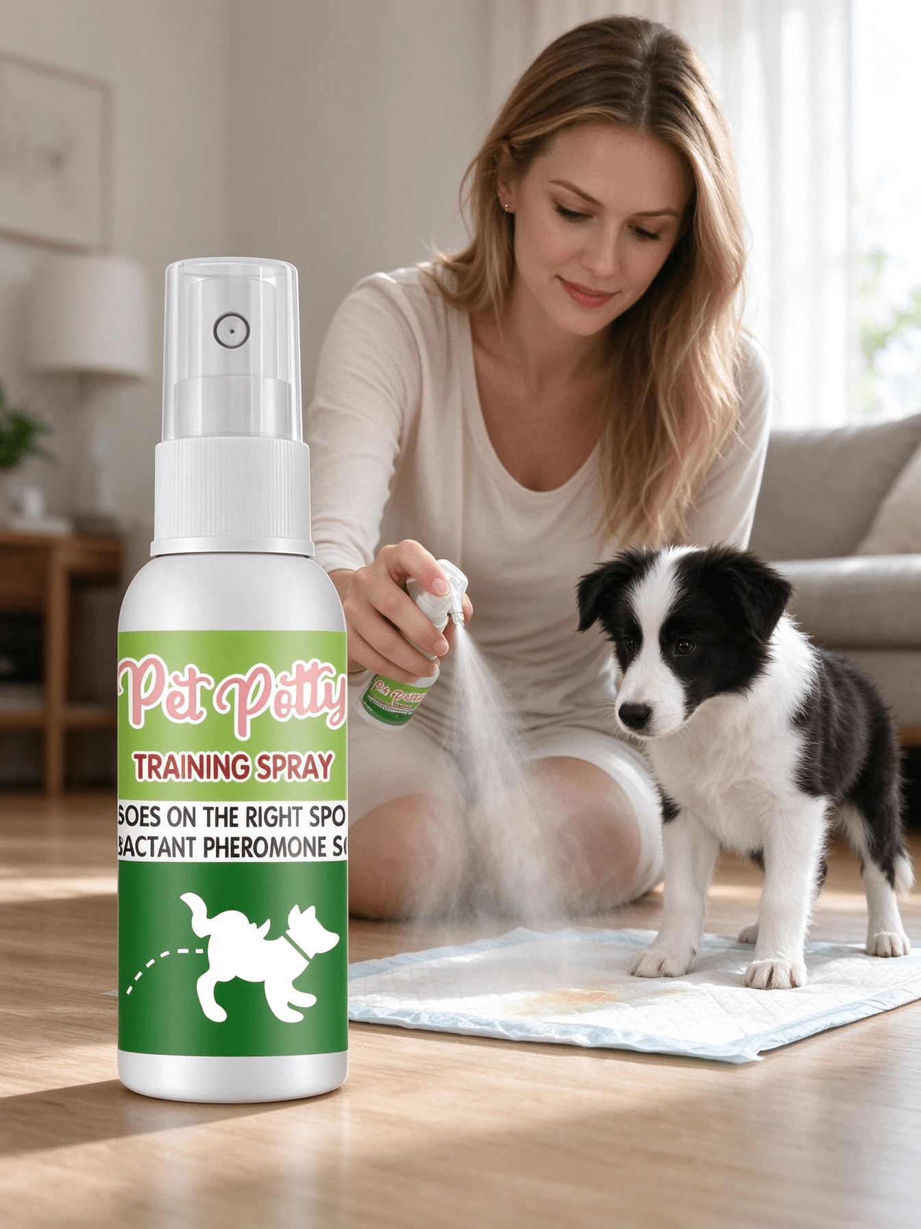 YEGBONG Pet Positioning Urination Inducer, Pet Toilet Training Inducer, Pet Toilet Training Agent, Prevent Pets From Urinating Everywhere, Let Them Learn To Use The Fixed Toilet Area - Multicolor - View 1