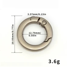 2pcs 360° Rotatable Dual-Head Triangle Spring Buckle | High-Quality Zinc Alloy, Polished Smooth, Exquisite Craftsmanship, Silver White, Universal Accessory For Phone, Clothing, Luggage And Hiking, Suitable For Various Rope Sizes, No Battery Required (Non-Load Bearing Buckle, Not For Climbing) - Multicolor - View 6