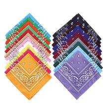 1/3pcs Paisley Print Square Scarf, Multi-Functional Square Scarf, 55cm Headscarf/Neck Scarf, Suitable For Outdoor Sports, Parties, Daily Wear Multi-Purpose Headband - Multicolor - View 7
