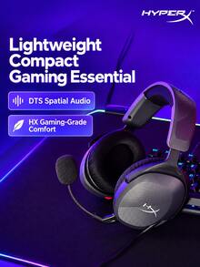 HyperX Tai nghe chơi game chụp tai dòng Hurricane 2/3, định vị âm thanh, tai nghe gaming FPS, Stinger 2 Core 683L9AA - Xem 5