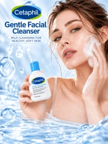 Cetaphil Gentle Cleansing Lotion, Ukuran Penuh 118ml, Pembersih Lembut, Membersihkan dan Melembapkan, Cocok untuk Kulit Sensitif, Cocok untuk Kulit Kering hingga Normal yang Sensitif - Cetaphil Gentle Cleansing Foam - View 3