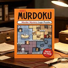Murdoku, 22 Sudoku-Style Puzzle Games, Adult Reasoning Puzzle Book, Logic Puzzles, Adult Stress Relief Games, Party Games - Rectangle - View 10