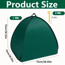 1set Winter Tree, Shrub And Flower Protection Cover - Reusable Frost Protection Bags, Practical Garden Style , Premium Breathable Non‑Woven Fabric, Built‑In Handle + 4Pcs Secure Ground Stakes Detail , Outdoor Potted Plant Frost & Snow Shield Cover - Plant Frost Cover - View 8