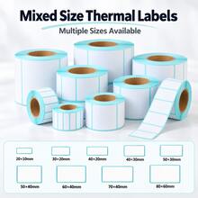 Three-Proof 700Pcs/Roll Thermal Label Paper Cross-Border Logistics Milk Tea Supermarket Barcode Printing Paper. Stickers For Daily Office And Storage Bottle/Jar Classification Packaging Labels - View 2