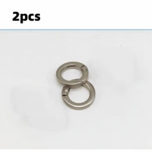 2pcs 360° Rotatable Dual-Head Triangle Spring Buckle | High-Quality Zinc Alloy, Polished Smooth, Exquisite Craftsmanship, Silver White, Universal Accessory For Phone, Clothing, Luggage And Hiking, Suitable For Various Rope Sizes, No Battery Required (Non-Load Bearing Buckle, Not For Climbing) - Multicolor - View 13