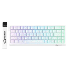 Keyboard Gaming Berkabel ZIYOU LANG S68, Keyboard Membran, 68 Tombol RGB, Tutup Tombol PBT dengan Cetakan Samping, Anti-Ghosting 26 Tombol, Efek RGB Dinamis, Pengetikan Senyap, Penyesuaian Tinggi 3 Tingkat - View 8