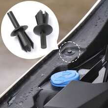 Car Plastic Rivet Fasteners, Suitable For Car Door Trim Fixing, Black Minimalist Practical Essential Accessories, Fender Bumper Edge Molding Clips, Car Bumper Rivets, Car Interior Accessories, Durable Plastic Car Decorative Clips, Suitable For BMW Cars - Multi-color - View 5