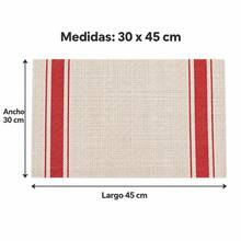 Tapete de mesa - Vermelho - Ver 5