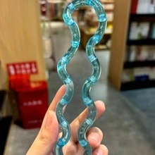 1pc Multi-Color Gradient Twisted Rope, Changes With Temperature, Massages And Relaxes Muscles And Fingers, Home Decor Helps Create Atmosphere, Relieves Stress And Relaxes Mood - A - View 4