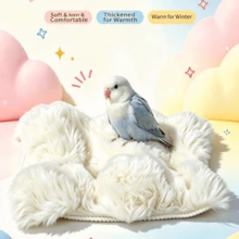 Parrot Nest Cotton Pad, Thickened Plush Warm Bird Nest Pad For Cockatiel, Peony, Monk Parakeet And Sun Conure - Multicolor - View 4