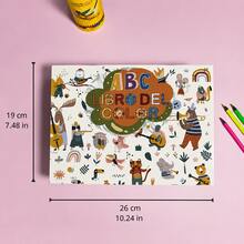 32-Page Spanish Alphabet Coloring And Tracing Book For Kids, Educational And Fun With Cute Illustrations, Ideal For Early Learning And Handwriting Practice, Perfect Gift For Preschoolers To Learn Letters And Vocabulary, Suitable As Birthday, Christmas, And Back-To-School Gift - Multicolor - View 10