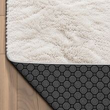 Modern Shaggy Area Rug – Ultra Soft Plush Rug For Living Room, Bedroom & Home Decor - White - View 4