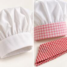 Newborn Photography Props, Baby Chef Hat For Boy Girl, Baby Photo Outfits Cook Props For Photo Stripe Chef Hats Baby Stuff Shower Party Gift - Multicolor - View 8