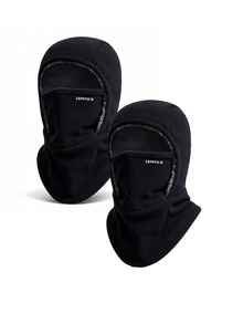 1pc/2pcs Unisex Balaclava Hat, Thermal Lined Warm Winter Wear, Suitable For Outdoor Sports, Hiking, Cycling, Skiing - A - View 13