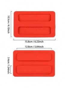 2pcs/1pc Silicone Toaster Dust Cover, Reusable Kitchen Appliance Protective Cover, Suitable For Toaster And Countertop Oven, Dust-Proof Storage Cover, Soft Silicone Kitchen Storage Accessory, Home Countertop Appliance Protective Cover - Multicolor - View 5