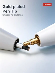 Lenovo BP26 Magnetic Stylus Pen, Compatible With All Apple IPad Models, Tilt And Pressure Sensitive, Seamless Latency And Anti-Interruption Touch, Bluetooth Display, Multi-Function Buttons, Metal Body, Precise Drawing And Creation. - View 4