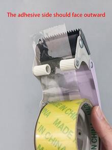 1 buah Pistol Dispenser Pita Perekat dengan Pita 30m, Dispenser Pita Perekat Kemasan Genggam, Pemotong Logam Terintegrasi, Alat Penyegel Karton, Cocok untuk Pindahan Rumah, Gudang, Kantor, dan Pengemasan Ekspres - beraneka warna - View 2