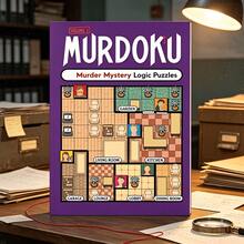 Murdoku, 22 Sudoku-Style Puzzle Games, Adult Reasoning Puzzle Book, Logic Puzzles, Adult Stress Relief Games, Party Games - Rectangle - View 9