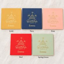 1pc Personalized Birthday Greeting Card, Customized Name 3D Pop-Up Cake Card, Creative Birthday Blessing Card, Exquisite Paper Art Design, Can Write Messages, Suitable For Birthday Party, Friends And Family Gifts, Couple Anniversary, Holiday Celebration - Multicolor - View 4
