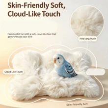 Parrot Nest Cotton Pad, Thickened Plush Warm Bird Nest Pad For Cockatiel, Peony, Monk Parakeet And Sun Conure - Multicolor - View 1