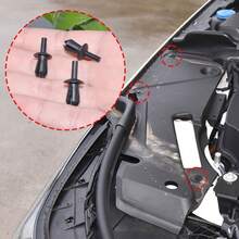 Car Plastic Rivet Fasteners, Suitable For Car Door Trim Fixing, Black Minimalist Practical Essential Accessories, Fender Bumper Edge Molding Clips, Car Bumper Rivets, Car Interior Accessories, Durable Plastic Car Decorative Clips, Suitable For BMW Cars - Multi-color - View 1