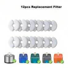 Replacement Filter Cartridge For Automatic Pet Water Fountain - Activated Carbon Multi-Layer Filtration System, Suitable For Pet Water Dispenser, No Installation Required, Designed For Cat And Dog Water Systems - None - View 13