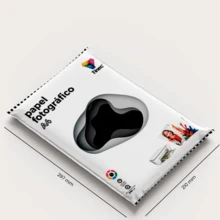 Papel Fotográfico A4 Brillante 180gr 20 Hojas Tinec Blanco - 1 Set - Ver 4