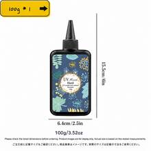 100g/400g UV Resin - Fast Drying, High Gloss And Scratch Resistant | Suitable For DIY Jewelry Making, Casting And Resin Crafts - Baby Blue - View 10