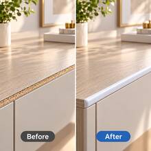 1pc 5m X 8mm PVC Self-Adhesive Ultra-Thin Decorative Trim Strip, Flexible Edge Line For Wall, Cabinet, Mirror, Furniture, Door Frame, Panel Indoor Decoration - C - View 8