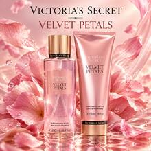 Victoria's Secret Velvet Petals Set para Mujer – Body Mist 250 ml + Loción Corporal 236 ml, Aroma Floral Gourmand Cremoso - Floral - Ver 1