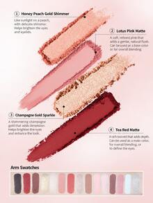 chéeryep Palet Eyeshadow Cheeryep 16 Warna, Palet Eyeshadow Serbaguna Multi-Nada, Dapat Menciptakan Berbagai Tampilan Makeup, Cocok Untuk Makeup Natural Sehari-hari, Makeup Kencan, Makeup Perjalanan Kantor, dan Makeup Mata Kreatif, Cocok Untuk Pemula - Palet eyeshadow 16 warna #12 - View 6